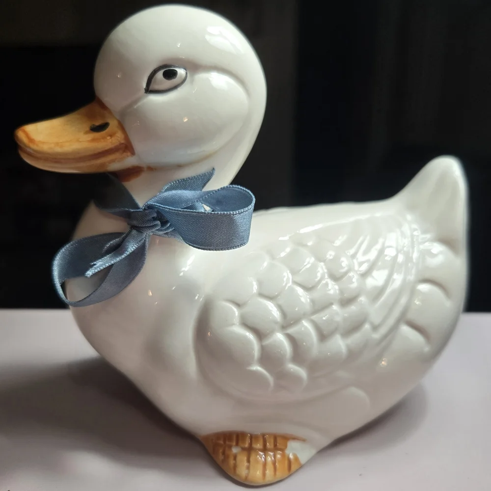 Vintage Ceramic Cottage Core Duck (Read Description Below)